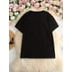 thumbnail image 2 of Camiseta extragrande con diseño de conejo de Pascua para mujer: cuello redondo, manga corta, top informal de verano, talla grande, mezcla de algodón y elastano, lavable a máquina. Para adultos, hombre, 2 of 7