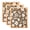 Brown, variant on Lemon Swedish Dishcloth 3 Piece