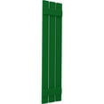 thumbnail image 3 of Ekena Millwork 11 1/2"W x 46"H Americraft Three Board (2 Batten) Exterior Real Wood Spaced Board-n-Batten Shutters (Per Pair), Viridian Green, 3 of 10