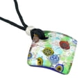 thumbnail image 6 of GlassOfVenice Murano Glass Venetian Reflections Necklace and Earrings Set - Silver Meadow, 6 of 7