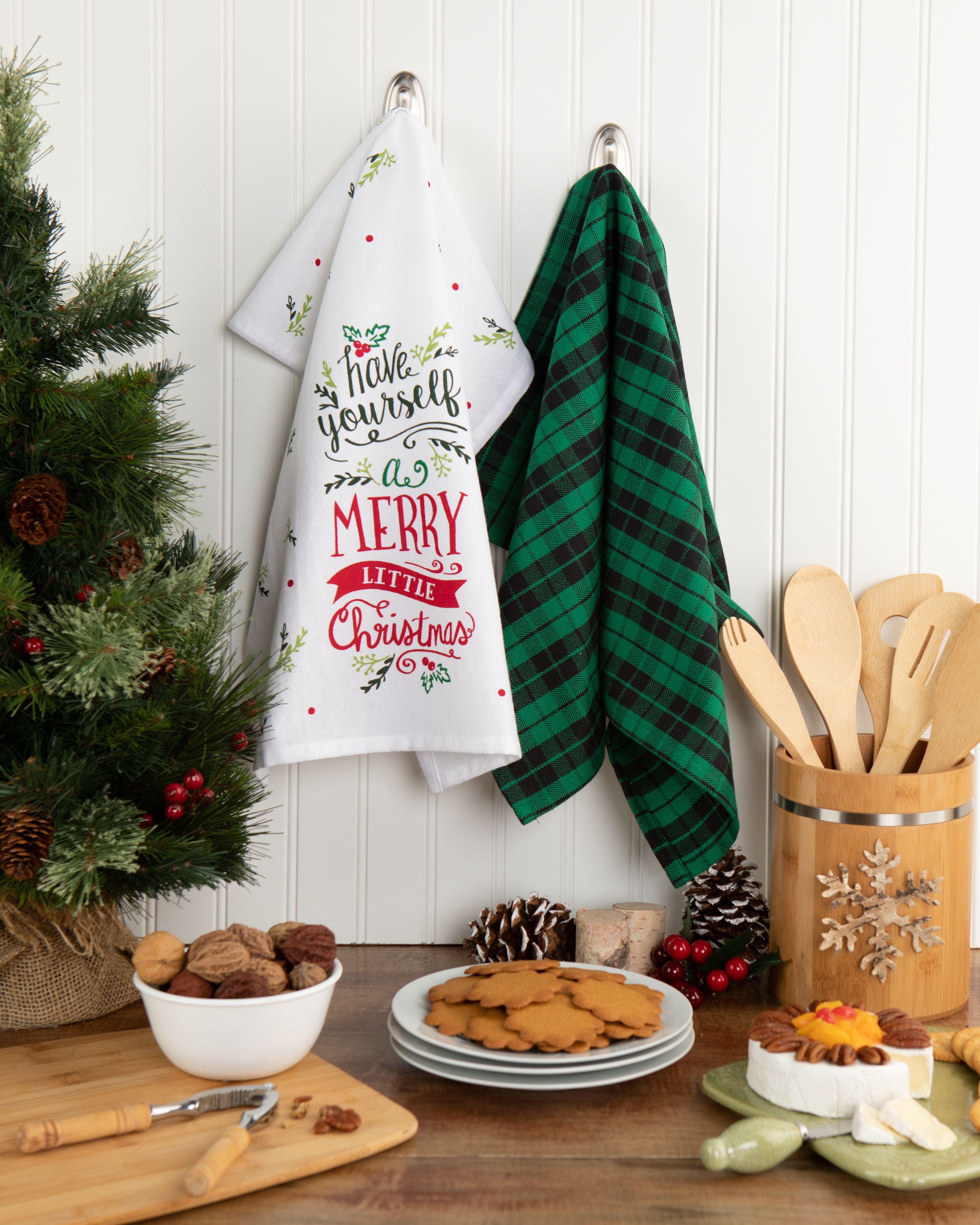 Details about   Have yourself a Merry little Christmas Flour Sack towel 