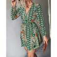 thumbnail image 1 of Vestido Casual De Mujer, Encantador Vestido Con Cuello En V, Cómodo Y Elegante Para Ir De Compras A La Oficina ANGGREK Otros, 1 of 8