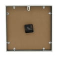 thumbnail image 6 of DecMode 12" White Metal Embossed Wall Clock, 6 of 7