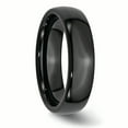 thumbnail image 4 of Black Ceramic 6mm Polished Band, 4 of 11