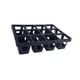 thumbnail image 4 of Bandeja para macetas de vivero, soporte para macetas pequeñas para plántulas, bandeja para macetas, maceta para plantas 12 celdas, 4 of 9