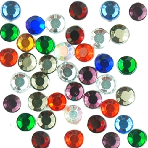 Threadart Hot Fix Rhinestones SS20 (5mm) - Smoked Topaz - 2 Gross (288 stones/pkg) Hotfix - 5 Sizes and 32 Colors Available, Orange