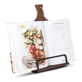 thumbnail image 1 of Atril para libro de cocina VYNOPA ajustable de madera rústica 37x23x6 cm, 1 of 8