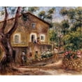 thumbnail image 3 of Renoir, Pierre-Auguste 13x12 Black Modern Framed Museum Art Print Titled - Collettes House at Cagnes, 3 of 5