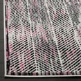 thumbnail image 4 of SAFAVIEH Skyler Catriona Striped Area Rug, Grey/Pink, 4' x 6', 4 of 9