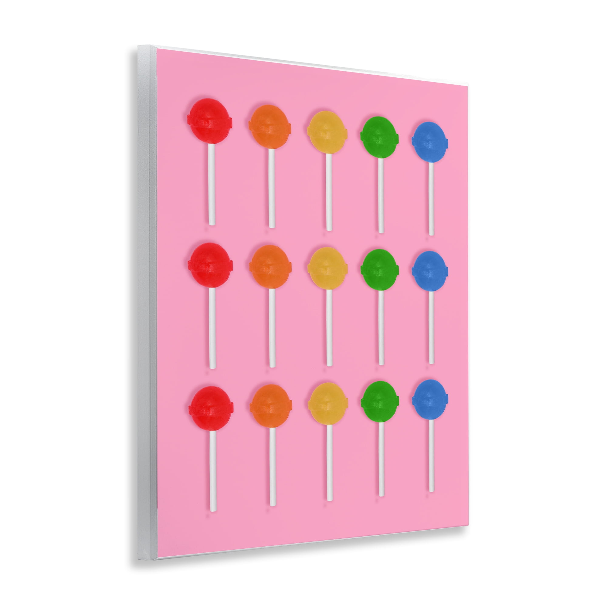 Stupell Industries Colorful Lollipop Grid Wall Plaque Art, design by LISH Creative