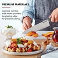 thumbnail image 5 of KitchenAid Classic 12-Piece Japanese Steel Knife Block Set with Built-in Knife Sharpener, Charcoal Gray, 5 of 11