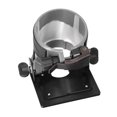 thumbnail image 1 of VGEBY Woodworking Trimmer Base,Carpentry Supplies,Aluminum Alloy Tiltable Multi Angle Base Stitching Trimming Slotting Stitching Machine Base Tool, 1 of 8