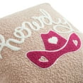 thumbnail image 6 of Mainstays 'Howdy' Pink Tasseled Decorative Pillow, 16.5" L x 16" W, 6 of 7