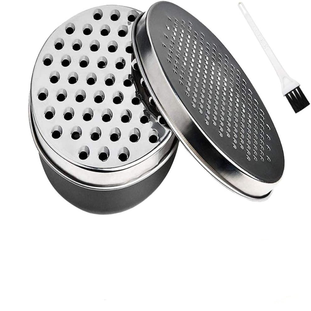 JUNWELL Cheese Grater with Container, Graters for Kitchen with 2 Size