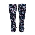 thumbnail image 6 of Honeii Love Butterflies Print Calf Socks Sports Socks Seamless Toe, Trouser Socks,Knee High Long Socks for Women and Men-One Size, 6 of 8