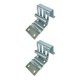 thumbnail image 4 of 2 soportes para rodillos de puerta de garaje galvanizados de fácil instalación para uso industrial. Eje interior, 4 of 9