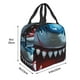 thumbnail image 3 of Easygdp Cartoon Cute Shark Bolsa Térmica Premium - Tela Oxford Impermeable, Gran Capacidad, Bolsillo Frontal, Unisex para Trabajo, Escuela, Actividades al Aire Libre y Picnics, 3 of 8