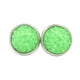 thumbnail image 3 of Pendientes Gotas Minnieouse acero inoxidable Galvanoplastia fina Ligero Magnífico regalo para boda Verde claro, 3 of 6