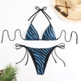 thumbnail image 6 of Top-kevin Women's Sexy Triangle Bikini Sets Cheeky Thong Swimsuit Adjustable Straps Bathing Suit, 6 of 12