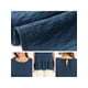 thumbnail image 5 of GRACE & GRANDEUR Blusas de Talla Grande para Mujeres, Tops de Peplum para el Día de la Madre y Pascua, de Manga Corta, Cuello Redondo, Sueltas, Camisas Casuales de Verano, Talla 3X, Azul Marino, 5 of 6