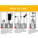 thumbnail image 4 of Extractor de tornillos dañados, juego de 5 brocas para quitar tornillos dañados, acabado de lujo, 4 of 9