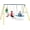 2 Seats With Climbing, variant on Metal Swing Set for Backyard Outdoor Heavy Duty Playset for Toddlers Kids (Swing Set with Trampoline)