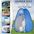 thumbnail image 3 of Ktaxon Camping Shower Tent, Portable Pop Up Changing Tent, Waterproof Dressing Room Privacy Tent for Camping Beach, Blue, 3 of 8
