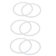 thumbnail image 1 of Junta de Silicona Anillo de Sellado para Olla Una Presión de 22 cm de Diámetro Interior, 6 Piezas, Transparente, 1 of 4