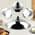 thumbnail image 6 of Pot Lid Wok Cover Skillet Lid Durable Stainless Steel Easy to Clean for Home Cooking Restaurant 40cm, 6 of 9