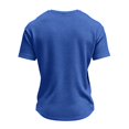 thumbnail image 5 of Soccer Cup 2026 Jersey for Men, Crew Neck Short Sleeve Deutschland Brushstroke Graphic Tee with Waffle Knit Texture - Moisture-Wicking Athletic Top for Match Day & Gym Blue XXL, 5 of 7