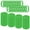 Green, variant on 60 Pcs Pink Silicone Bracelets for Men Women, Breast Cancer Awareness Rubber Wristbands