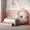 Pink + Velvet+Twin, variant on Full Size Upholstered Rainbow Design Bed, Velvet Princess Platform Bed with Storage Drawer, No Box-spring Needed,Colorful&Pink
