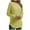 Yellow, variant on Besolor Womens Plus Size Long Sleeve Shirts Casual Crewneck Tunic Tops Pullover Sweaters Fall Clothing Curved Hem