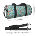 thumbnail image 2 of Balery Sea Lighthouse Bolsa de Gimnasio para Mujeres y Hombres, Bolsa de Viaje Impermeable, Bolsa de Fin de Semana con Compartimento para Zapatos y Bolsillo Húmedo, 2 of 6