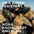 thumbnail image 4 of Radio bidireccional GMRS Midland GXT1000AZ (50 canales, largo alcance, 142 códigos de privacidad, SOS, NOAA, batería recargable de níquel, negro/plata, paquete individual), 4 of 6