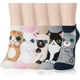 thumbnail image 1 of Calcetines Ficarrico Calcetines tobilleros bonitos para mujer 5 pares, 1 of 7