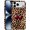 Cherry Leopard Print, variant on Compatible with iPhone 14 Pro, Frosted PC Anti-Scratch Shockproof Case - Vintage Tile Checkered Rose