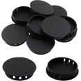 thumbnail image 1 of 10 Pcs Bouchons de Trou Noir 50mm/2 Pouces Type Flush en Plastique Bouchons de Vidange de Tube à Encliqueter Sx, 1 of 5
