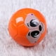 thumbnail image 3 of 1 pelota de fútbol inflable pequeña de PVC para niños, ideal para actividades al aire libre (fondo naranja con estampado de mono)., 3 of 5