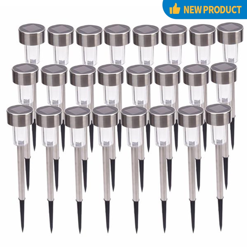 Solar Lights Outdoor, Stainless Steel Waterproof