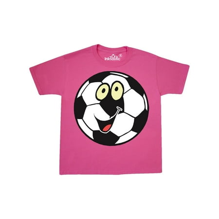 smiling Soccer Ball Youth T-Shirt