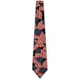 thumbnail image 2 of American Flags Pattern Necktie Mens Tie by Tieguys, 2 of 3