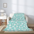 thumbnail image 2 of Sikiie Cartoon Teeth1 Cozy Flannel Fleece Throw Blanket: Lightweight & Thick for All Seasons - Perfect for Women, Men, & Kids"80"x60", 2 of 6