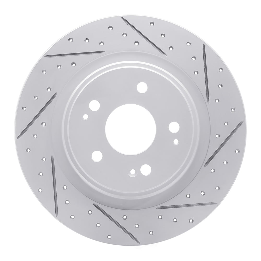 Dynamic Friction Company 830-58030R DFC Geoperformance Rotor - Drilled and Slotted