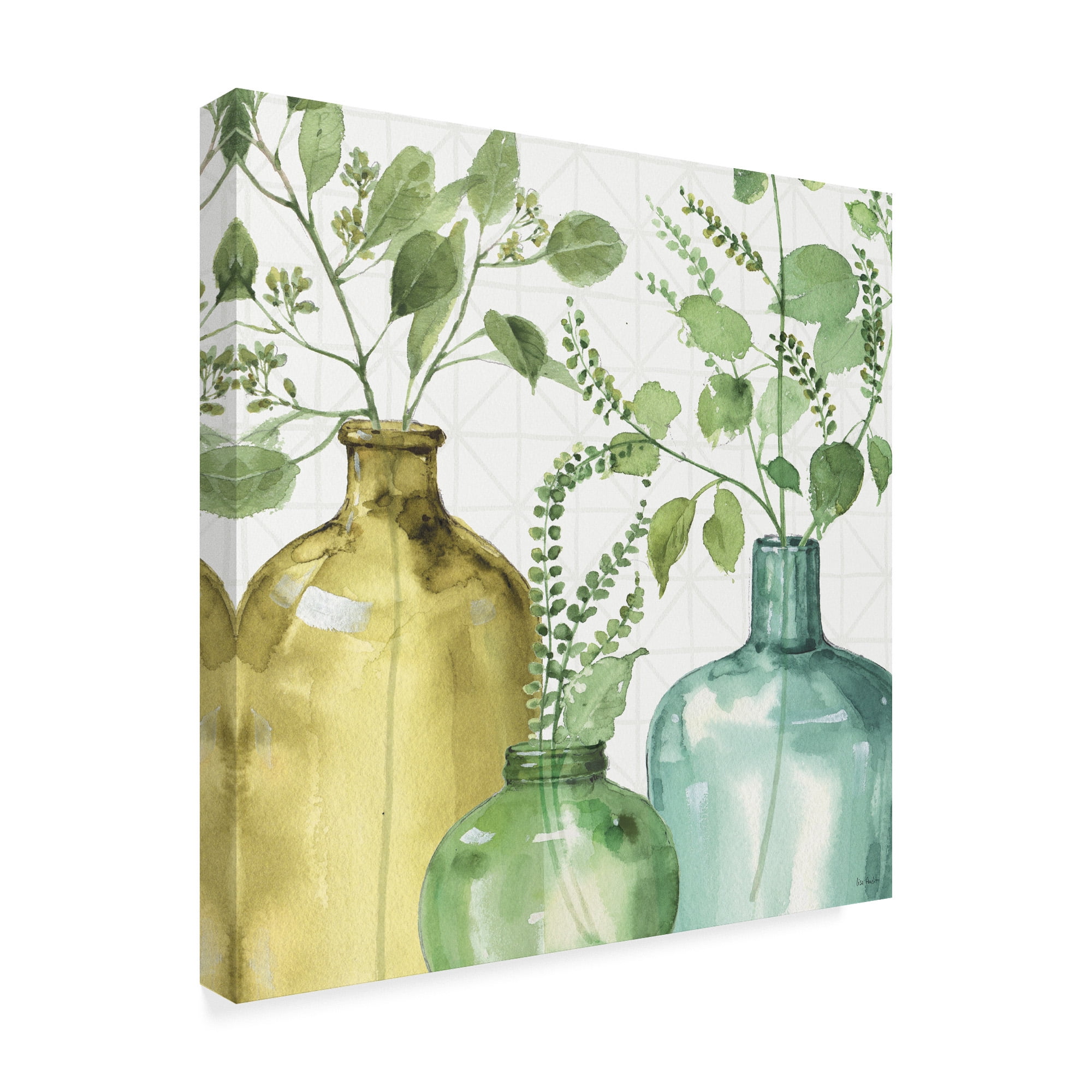Trademark Fine Art 'Mixed Greens LV' Canvas Art by Lisa Audit