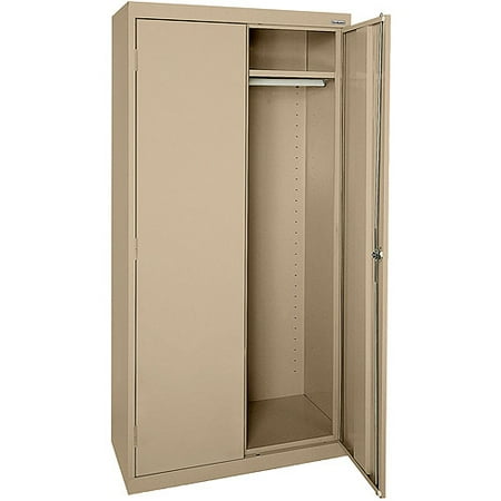 Elite Series Wardrobe Cabinet with Adjustable Shelf, 46"W x 24"D x 72"H, Tropic Sand
