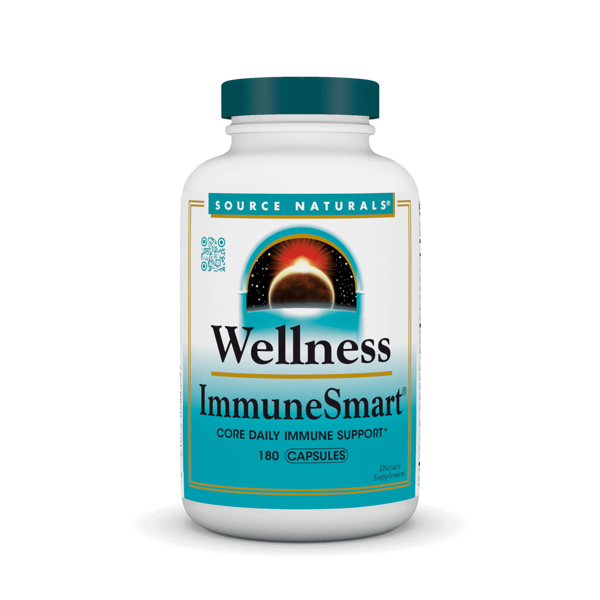 Source Naturals Wellness ImmuneSmart Core Daily Immune Support 180 Vegetarian Capsules