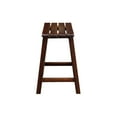 thumbnail image 5 of International Concepts Wood Kitch & Dining Slat Seat Stool in Espresso, 5 of 7