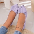 thumbnail image 6 of Women's Pointed Toe Knit Mary Jane Ballet Flats for Office Casual Wear Stretchy Dressy Slip-On Shoes with Arch Support, 6 of 7