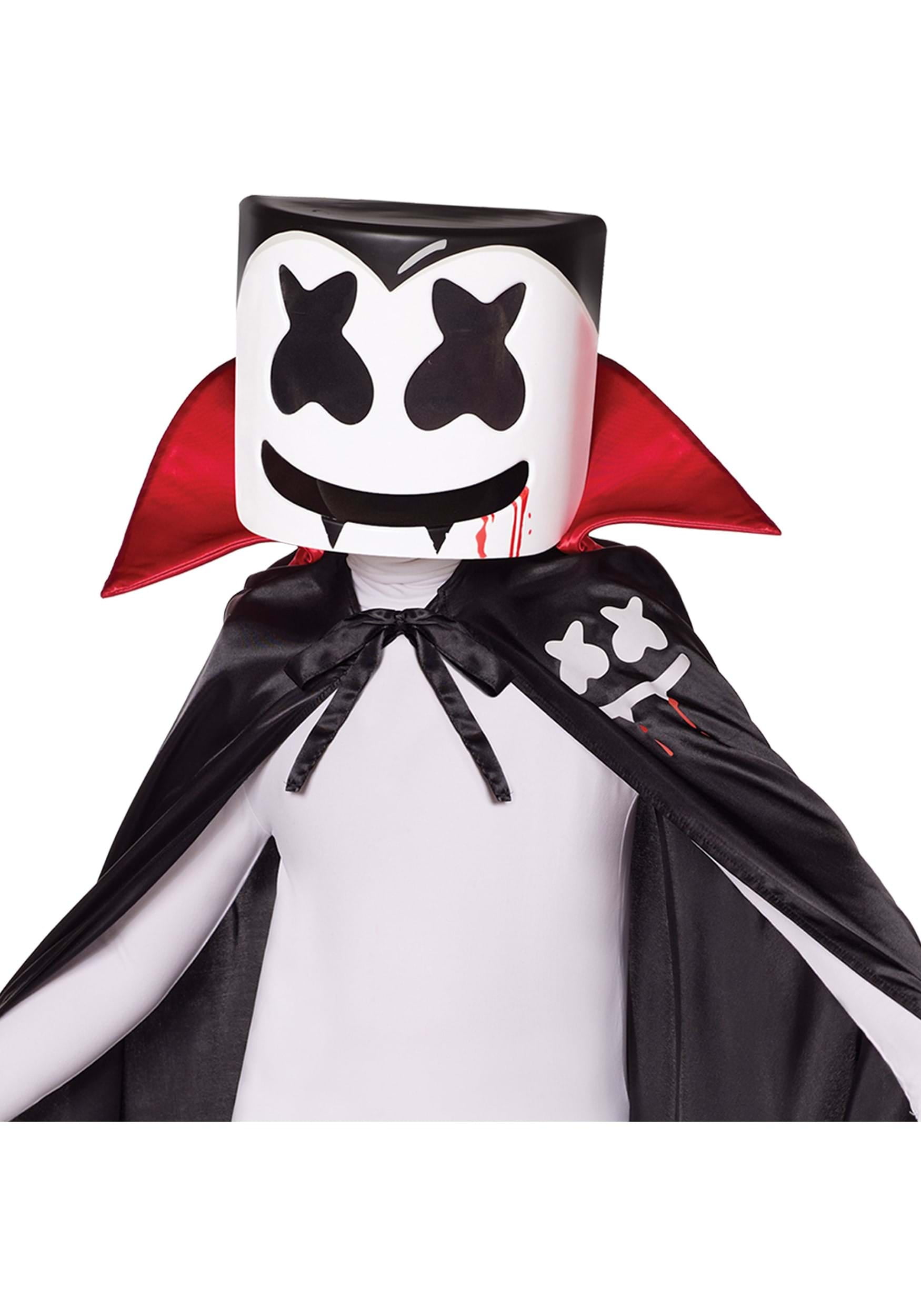 Morris Costumes ISD93787 Adults Marshmello Vampire Half Mask